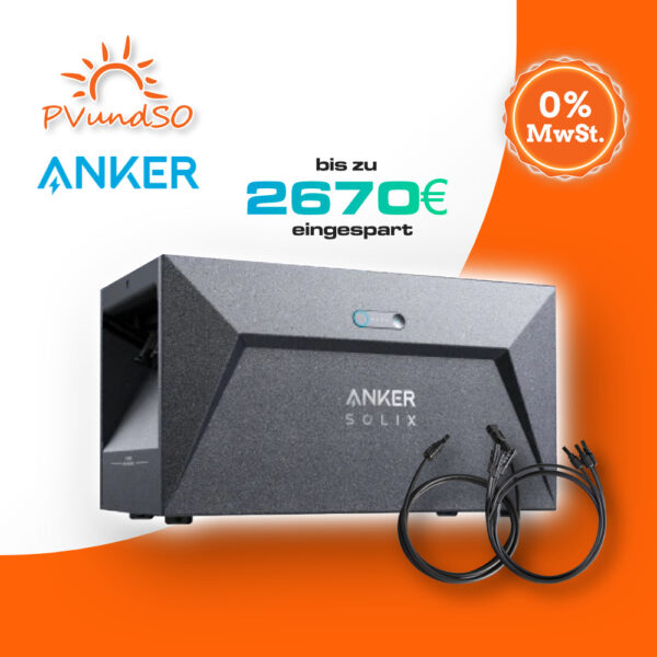 Anker SOLIX Solarbank E1600 Speicher Balkonkraftwerk