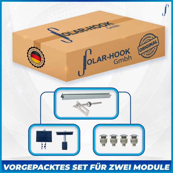 Montagepaket Stockschrauben für 2 Module